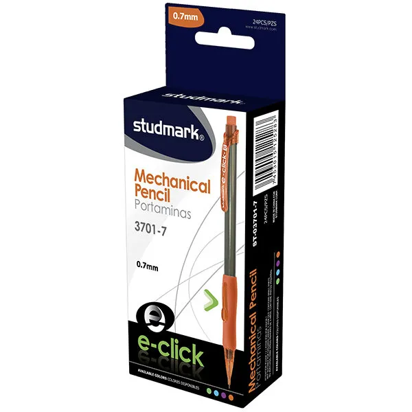 MECHANICAL PENCIL, e-CLICK 0.7mm (24 PIECES)