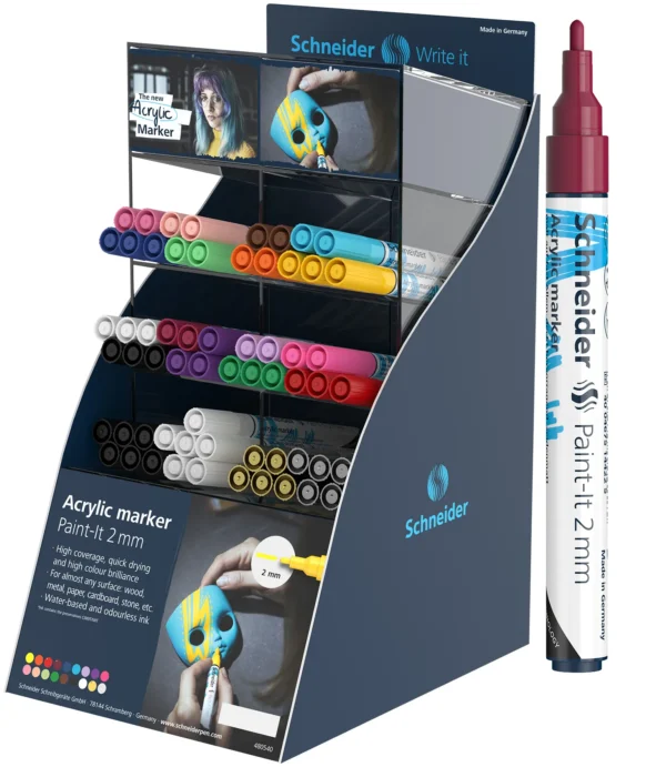 Acrylic Marker - SCH Paint-It 310 2mm Asst. (disp/61) incl.