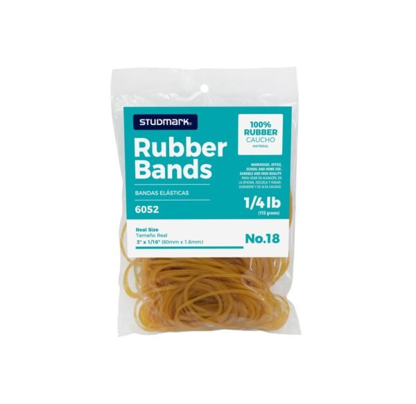Rubber Band - Studmark #18, 100% (1/4lb bag)
