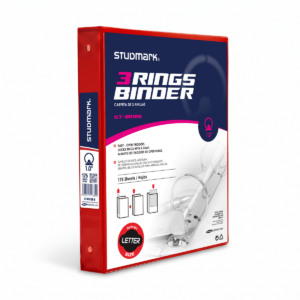 View Binder - ST O-Ring 1" RED