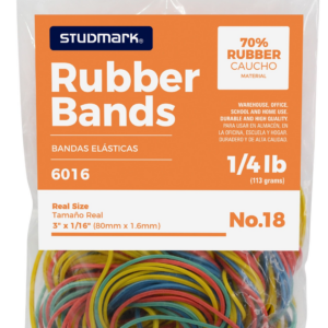 Rubber Band - ST #18, brites (1/4lb bag)