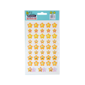 Sticker - ST Metal Stars + Faces