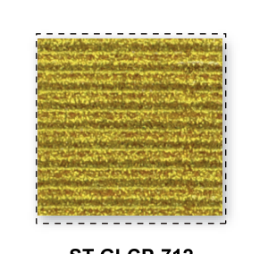 Corrugated Paper - ST, glitter 50x70cm, gold (50)