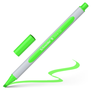 Highlighter - SCH Shine-Up Triangle Pen Style GREEN (disp/80)