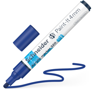 Acrylic Marker - SCH Paint-It 320 4mm BLUE (disp/52)