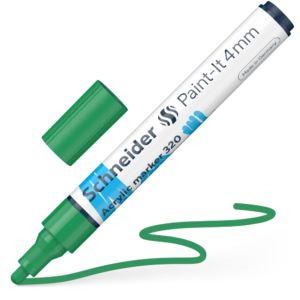 Acrylic Marker - SCH Paint-It 320 4mm GREEN (disp/52)