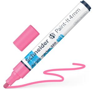 Acrylic Marker - SCH Paint-It 320 4mm PINK  (disp/52)
