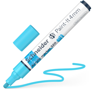 Acrylic Marker - SCH Paint-It 320 4mm BLUE PASTEL (disp/52)